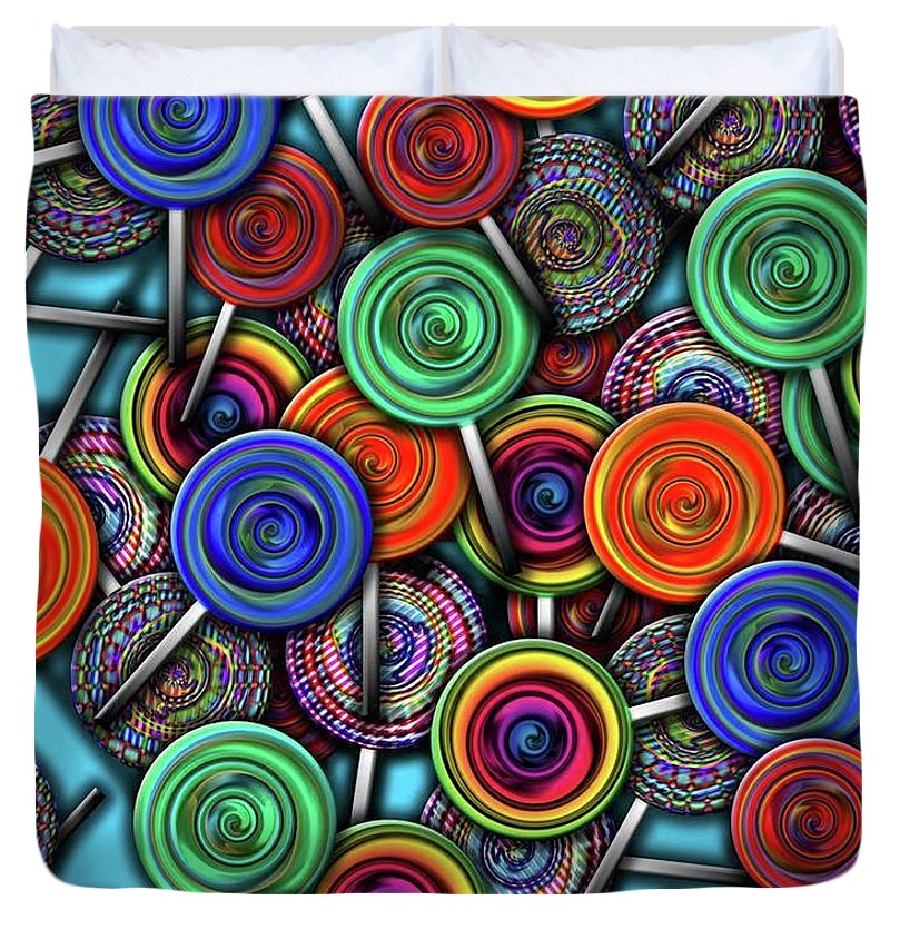 Colorful Lollipops - Duvet Cover
