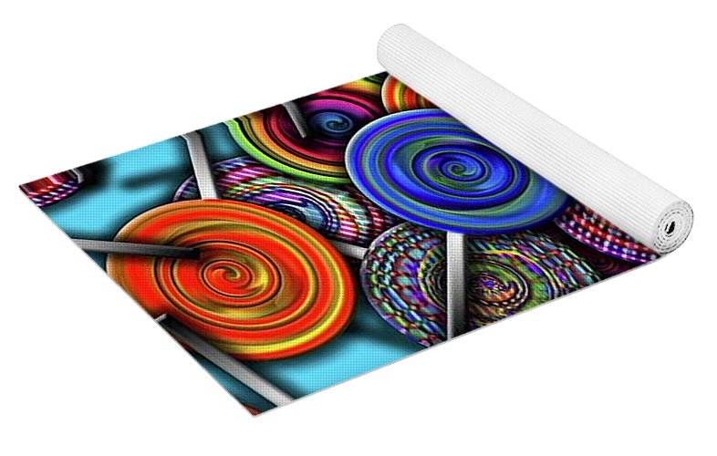 Colorful Lollipops - Yoga Mat