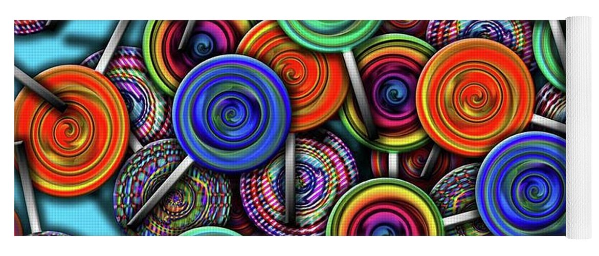 Colorful Lollipops - Yoga Mat