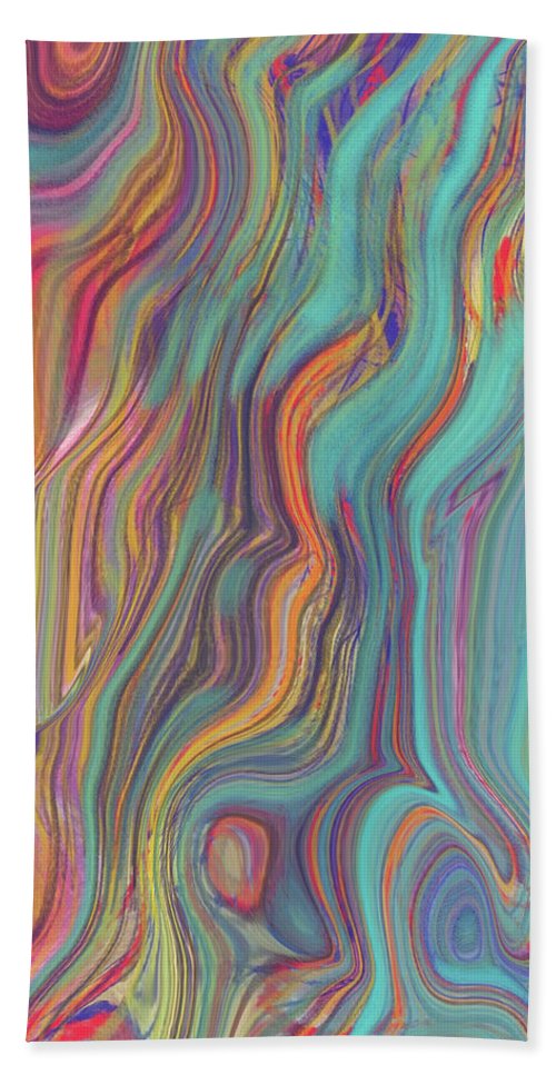 Colorful Sketch - Bath Towel