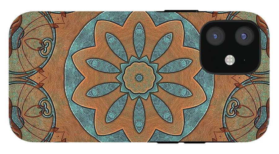 Copper Patina Kaleidoscope - Phone Case
