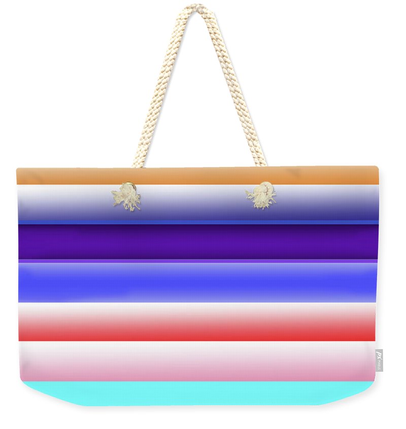 Cotton Candy Stripes - Weekender Tote Bag