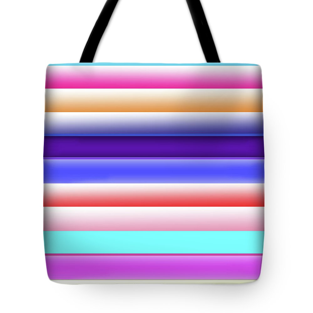 Cotton Candy Stripes - Tote Bag