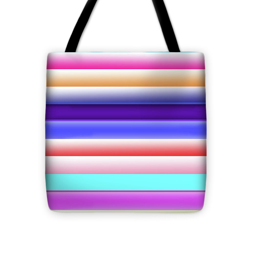 Cotton Candy Stripes - Tote Bag