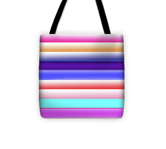 Cotton Candy Stripes - Tote Bag