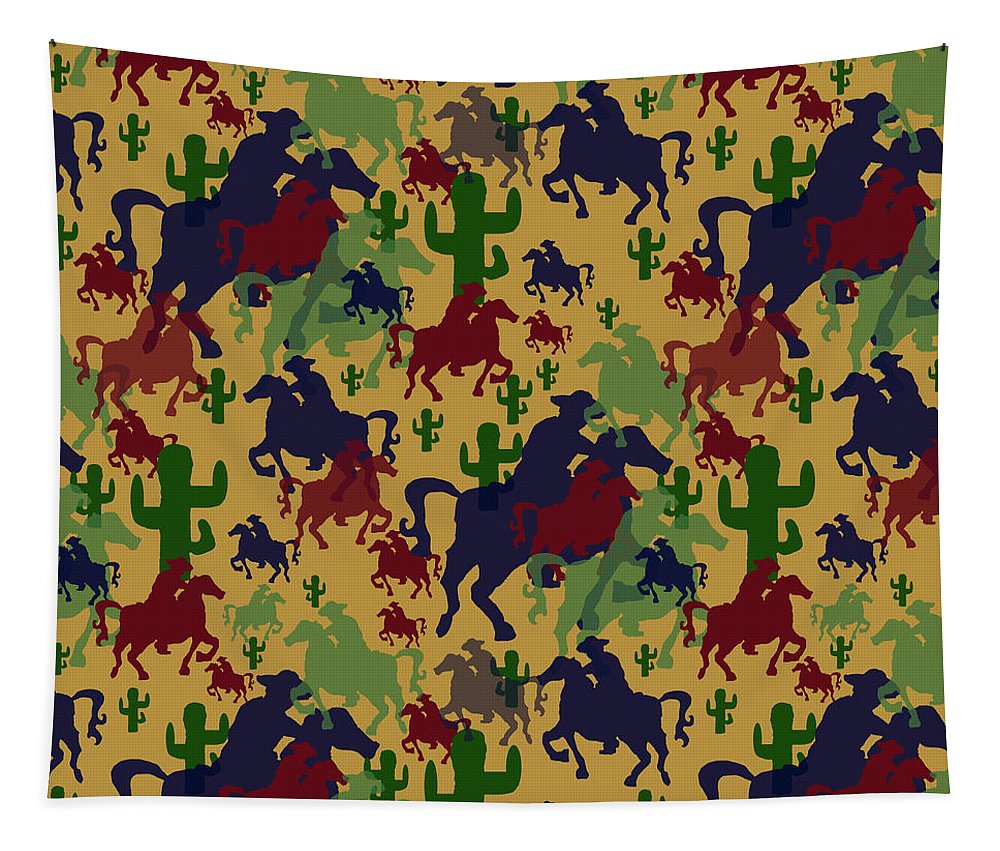Cowboys Pattern - Tapestry