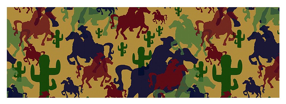 Cowboys Pattern - Yoga Mat