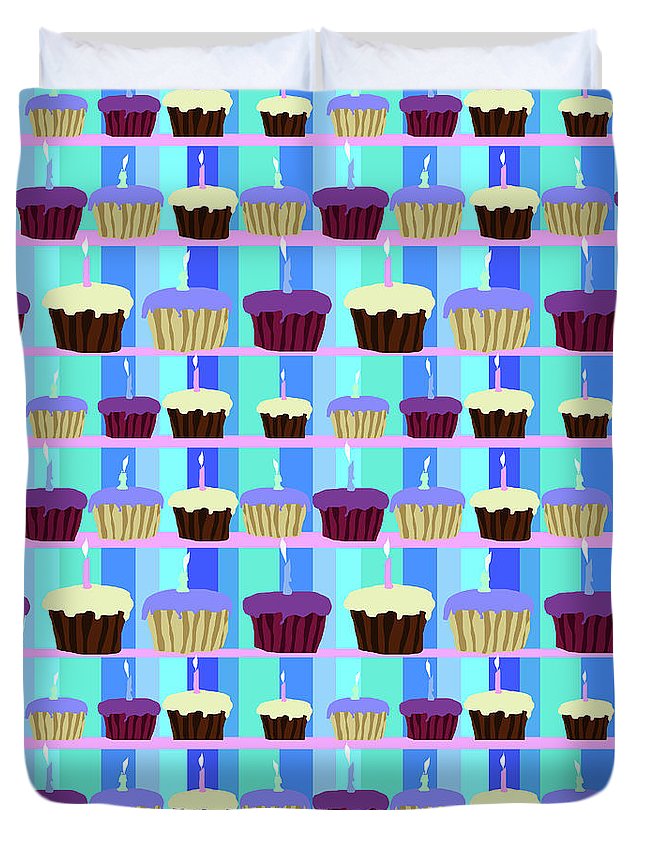 Cupcakes Pattern - Duvet Cover