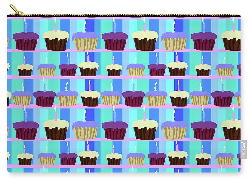 Cupcakes Pattern - Carry-All Pouch