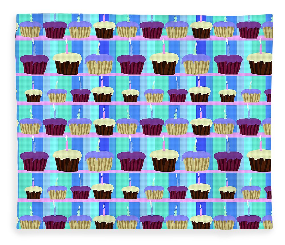 Cupcakes Pattern - Blanket