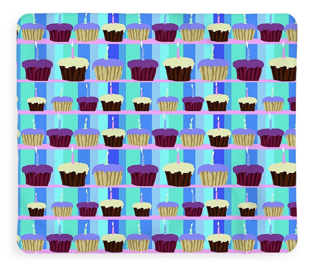 Cupcakes Pattern - Blanket