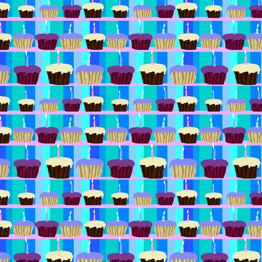 Cupcakes Pattern Digital Image Download