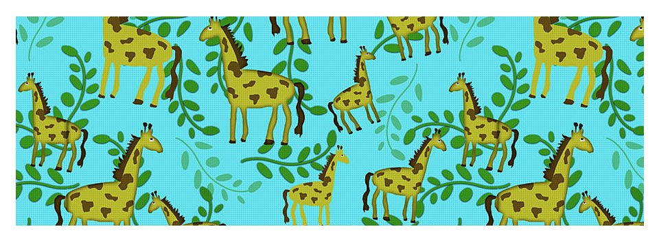 Cute Giraffes Pattern - Yoga Mat