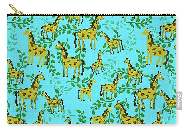 Cute Giraffes Pattern - Carry-All Pouch
