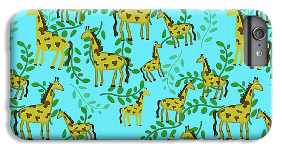 Cute Giraffes Pattern - Phone Case