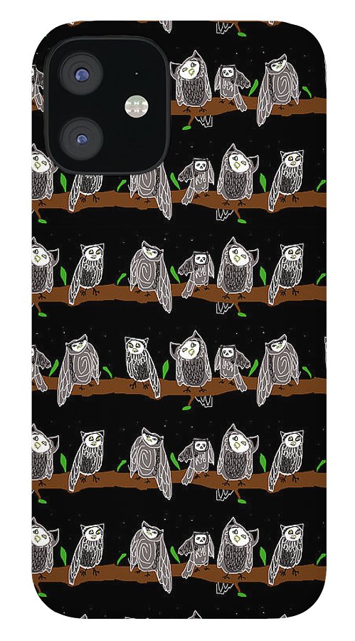 Cute Owls Pattern - Phone Case