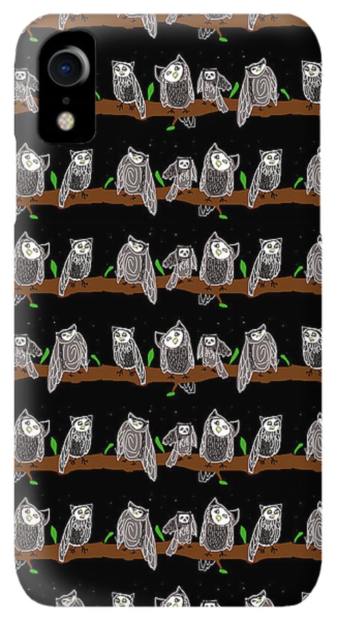 Cute Owls Pattern - Phone Case