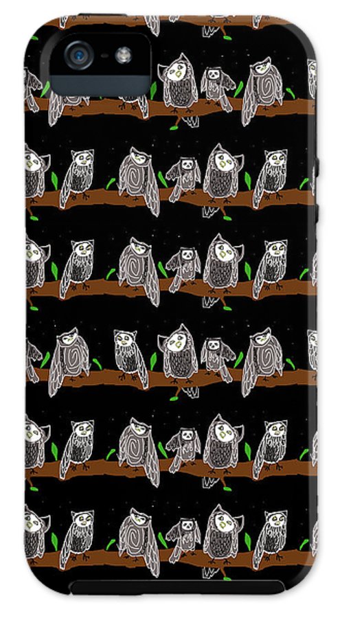 Cute Owls Pattern - Phone Case