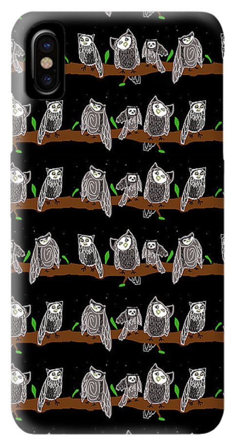 Cute Owls Pattern - Phone Case