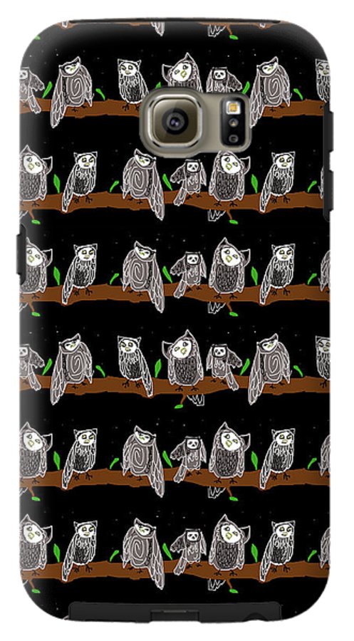 Cute Owls Pattern - Phone Case