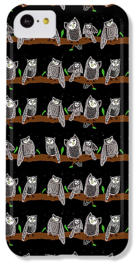 Cute Owls Pattern - Phone Case