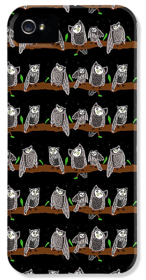 Cute Owls Pattern - Phone Case