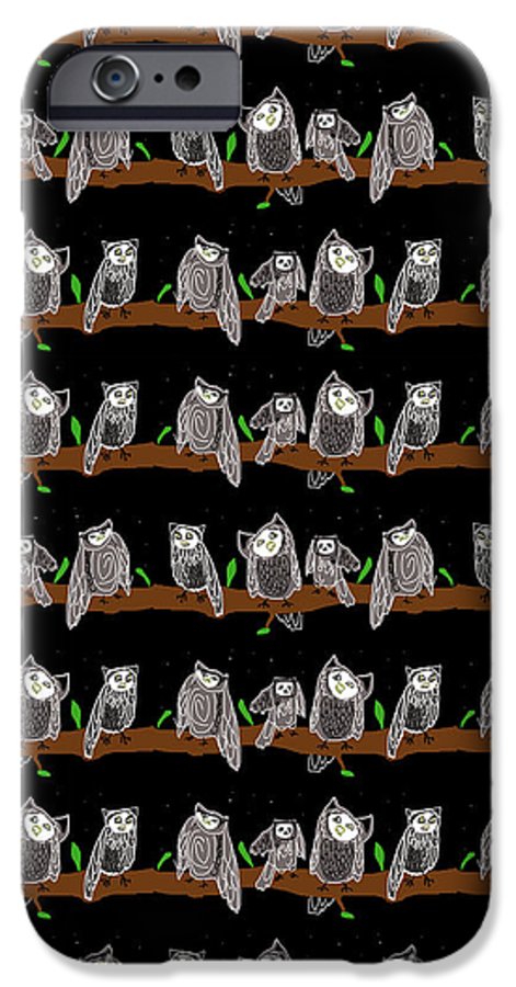 Cute Owls Pattern - Phone Case