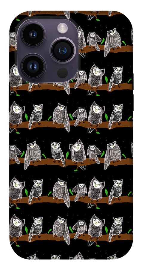 Cute Owls Pattern - Phone Case