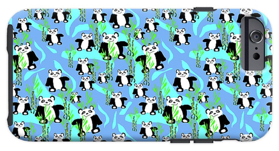 Cute Panda Bears Pattern - Phone Case