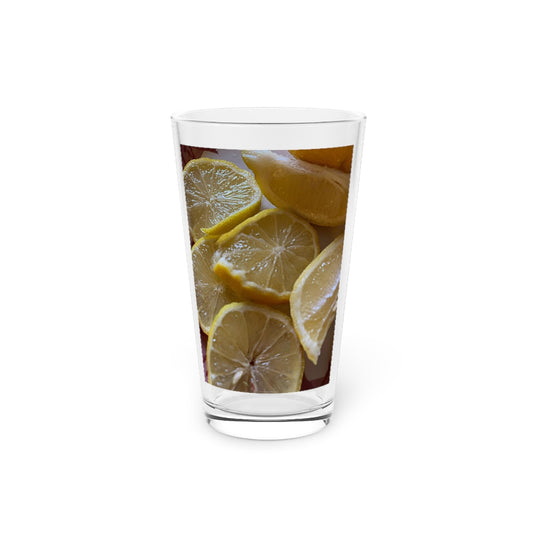 Lemons Pint Glass, 16oz