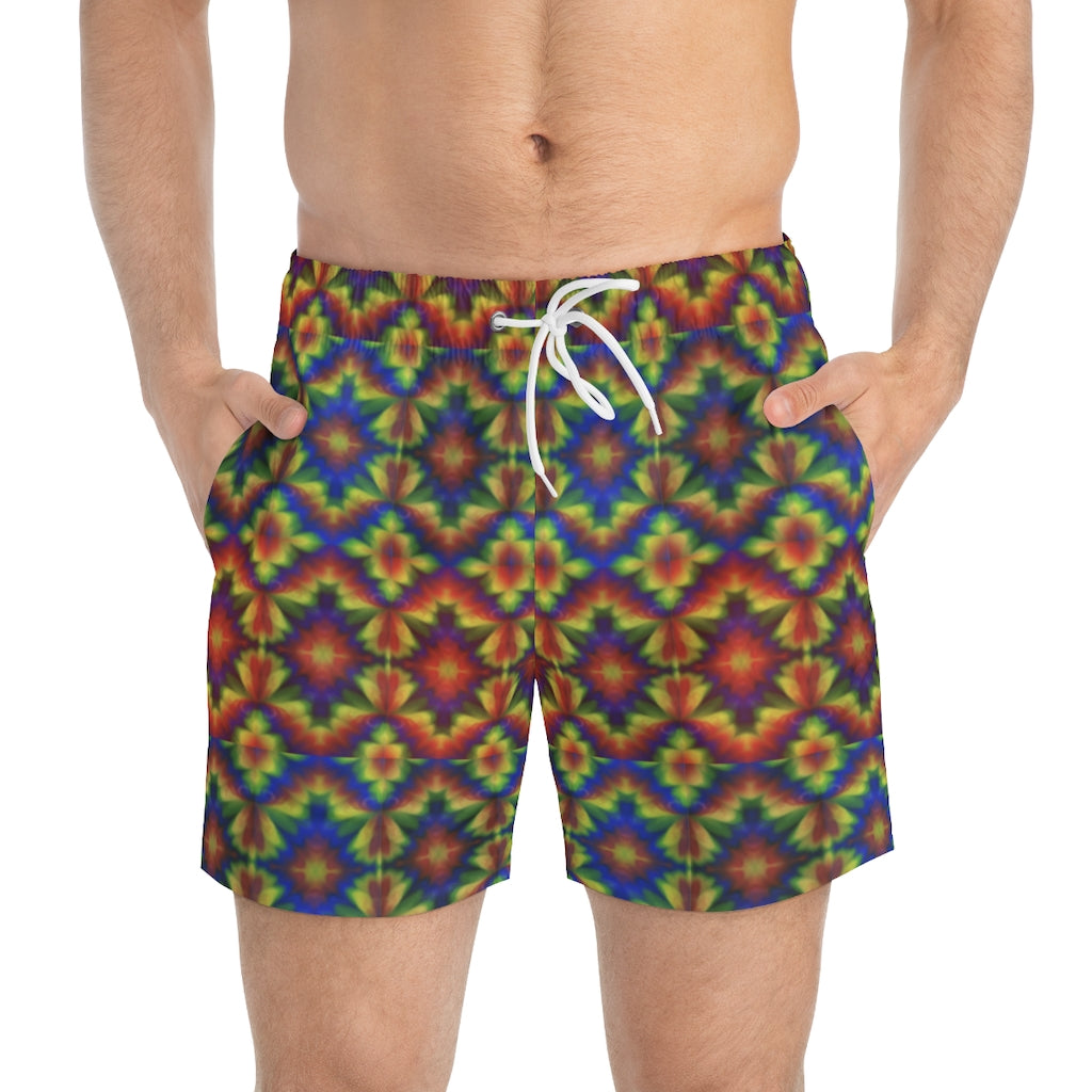 Carnival Kaleidoscope Swim Trunks