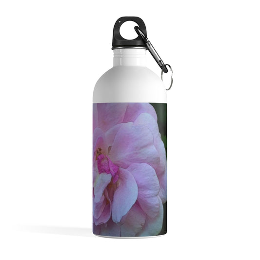 Wild Pink Rose Stainless Steel Water Bottle