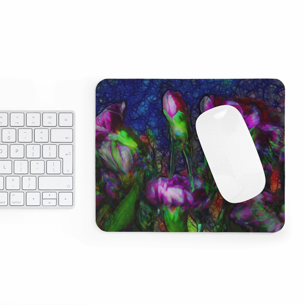 Abstract Pink Carnations Mousepad