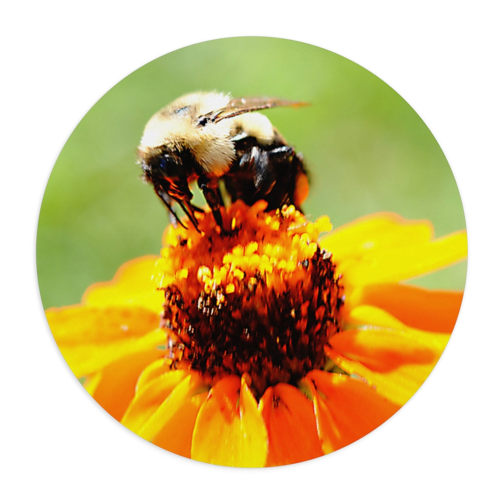 Bee On A Flower Mousepad