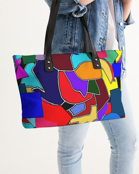 Crazy Color Abstract Stylish Tote