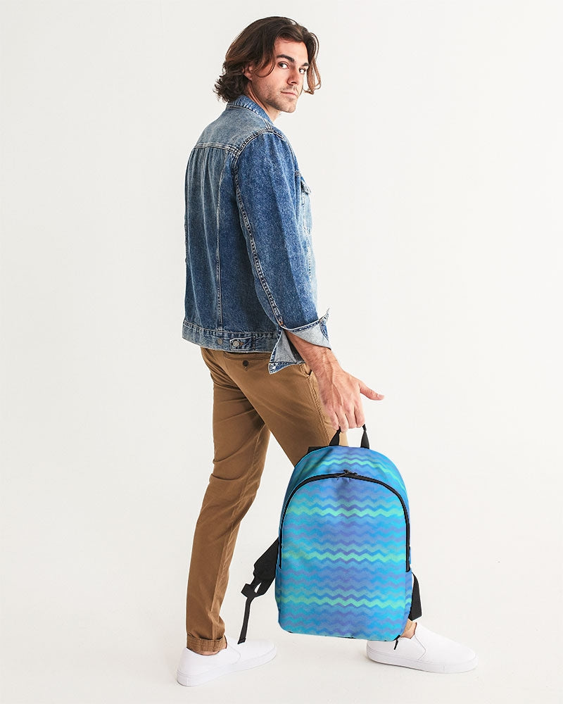 Mermaid Stripes Large Backpack