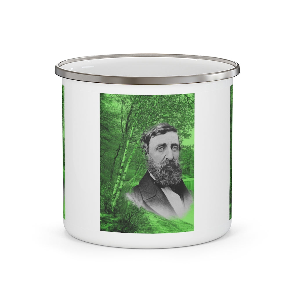 Henry David Thoreau Enamel Camping Mug