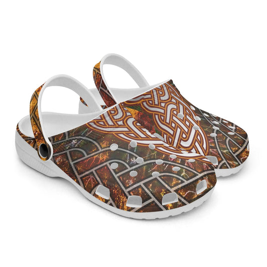 Fall Celtic Knot 413. All Over Printed Clogs