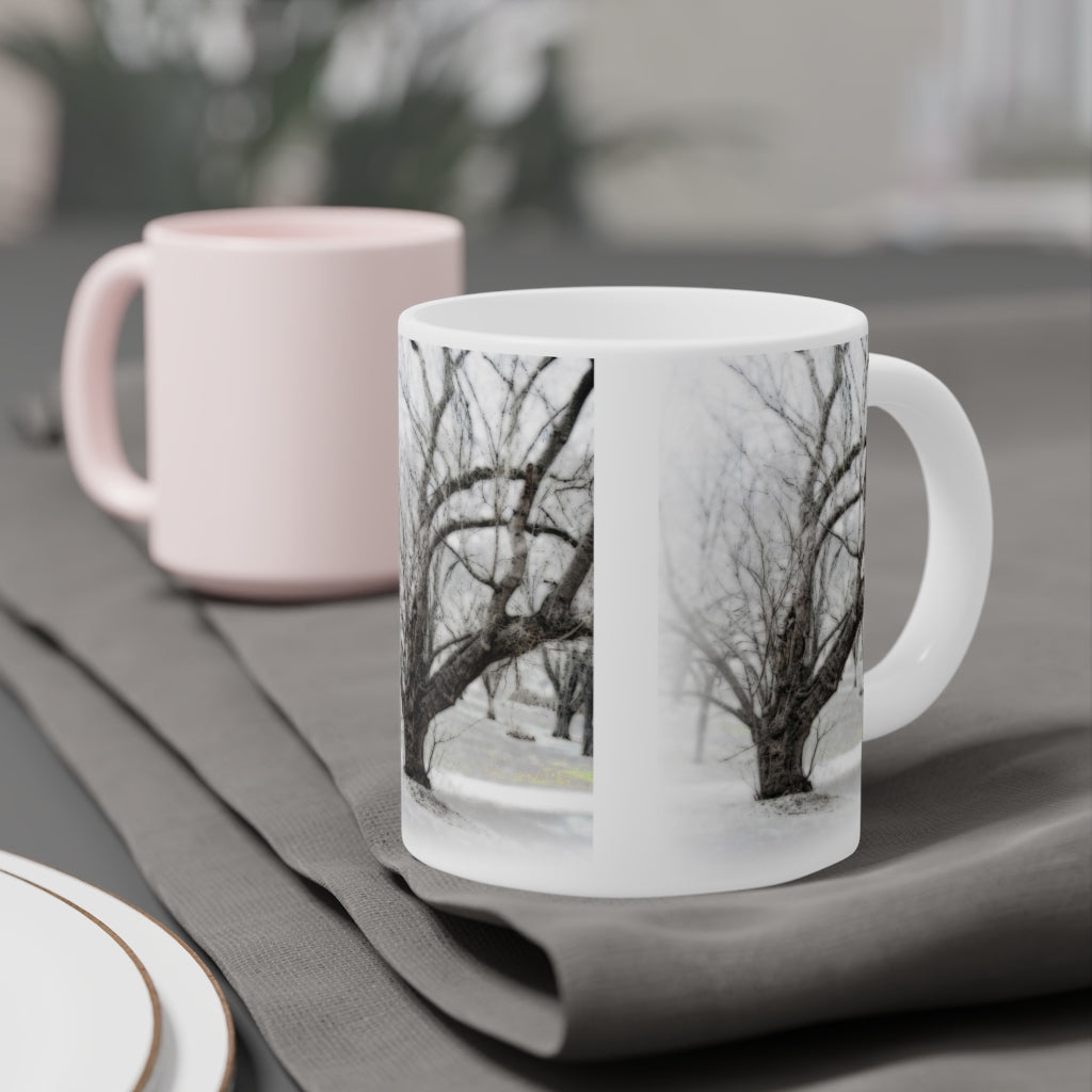 Old Tree On White Ceramic Mugs (11oz\15oz\20oz)