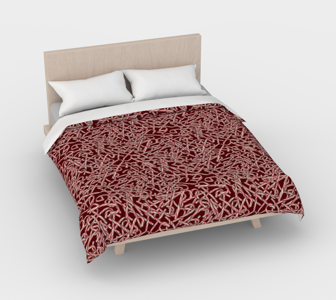 Candy Cane Pattern Duvet Cover