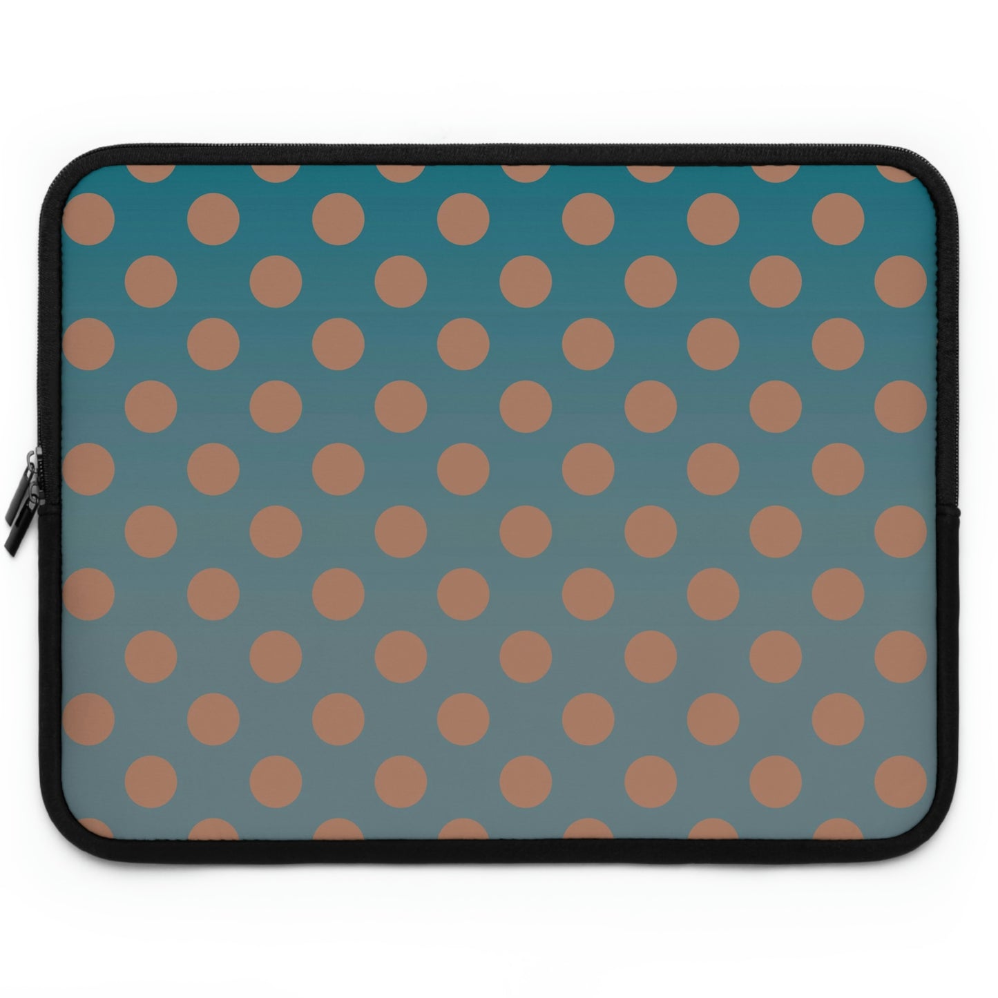 Denim and Brown Polkadots Laptop Sleeve