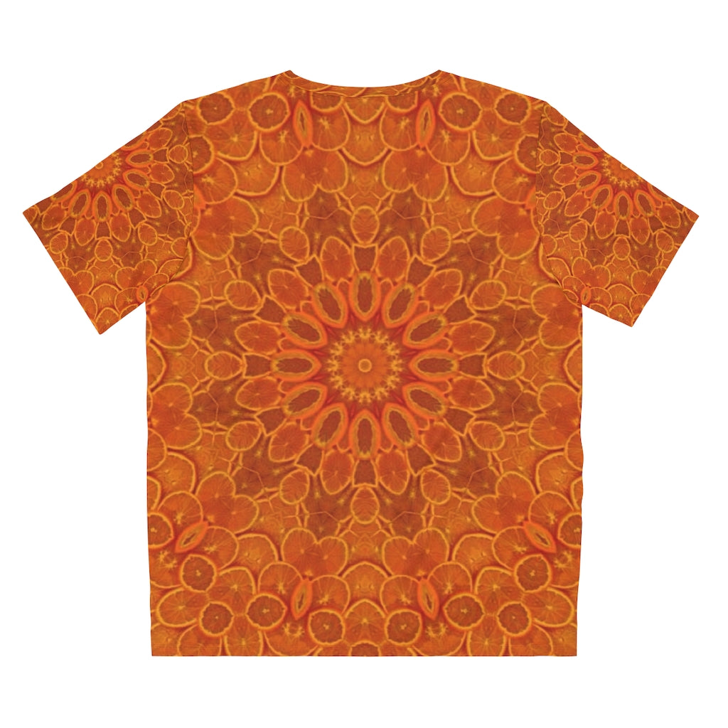Oranges Kaleidoscope Unisex AOP Cut & Sew T-Shirt