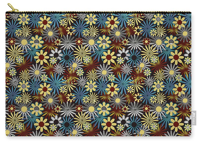 Daisies Pattern Variation 1 - Carry-All Pouch