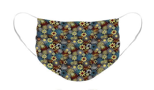 Daisies Pattern Variation 1 - Face Mask