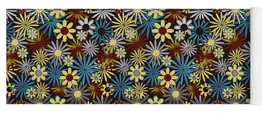 Daisies Pattern Variation 1 - Yoga Mat