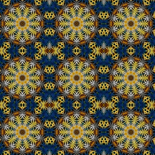 Daisies Kaleidoscope Digital Image Download