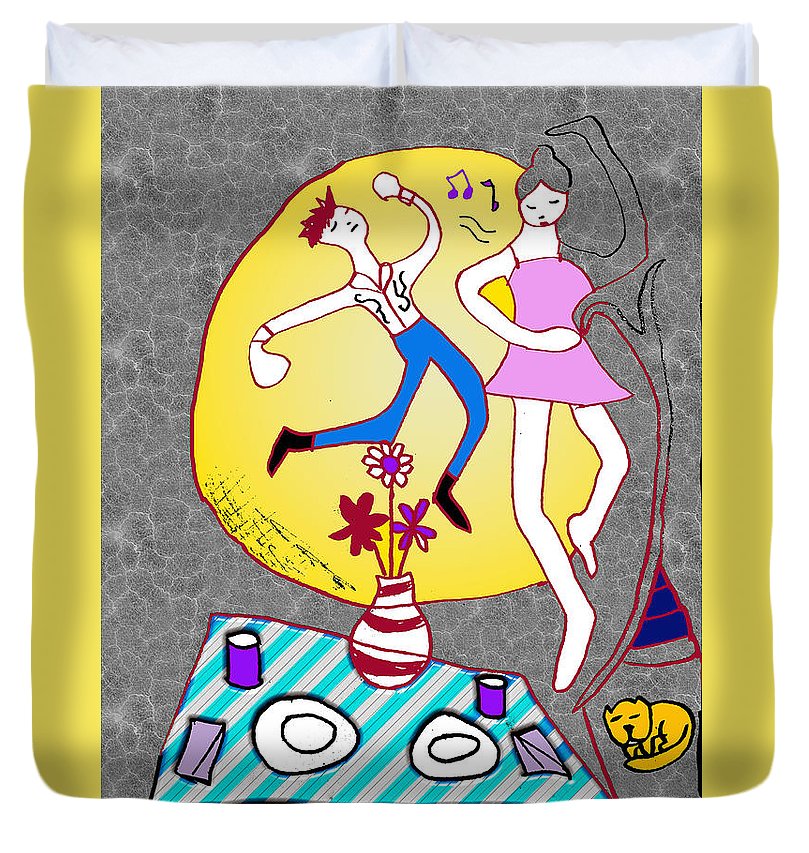 Dancin In The Moonlight - Duvet Cover