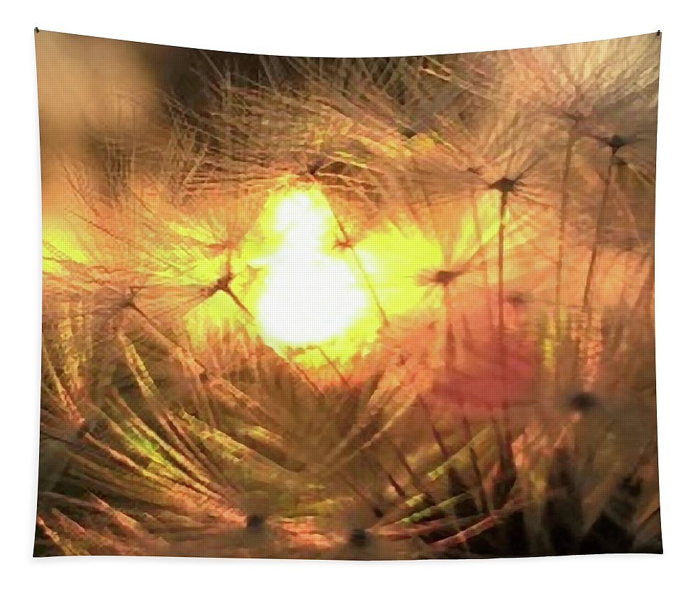 Dandelion Sunrise Wish - Tapestry