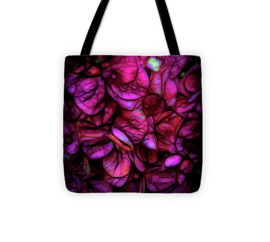 Dark Pink Flower Background - Tote Bag