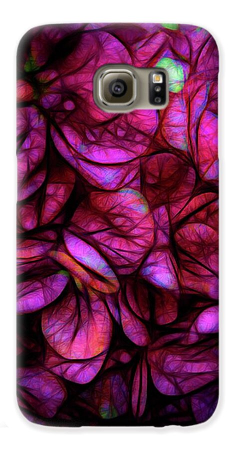 Dark Pink Flower Background - Phone Case